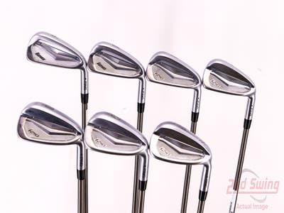Ping i210 Iron Set 4-PW Aerotech SteelFiber i95 Graphite Stiff Right Handed Black Dot 38.75in