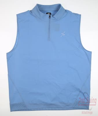 New W/ Logo Mens Footjoy Vest X-Large XL Blue MSRP $80