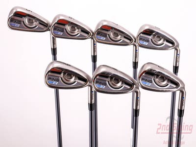 Ping 2016 G Iron Set 5-PW AW CFS 70 Graphite Graphite Regular Right Handed Blue Dot 39.75in