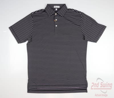 New W/ Logo Mens Peter Millar Golf Polo Small S Multi MSRP $110