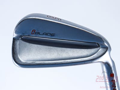 Ping iBlade Single Iron 6 Iron FST KBS $-Taper Black PVD Steel Stiff Right Handed Red dot 38.25in