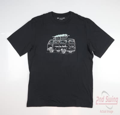 New Mens Travis Mathew T-Shirt Medium M Black MSRP $45
