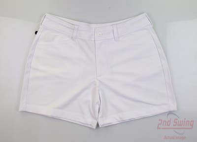 New Womens Footjoy Shorts Large L White MSRP $85