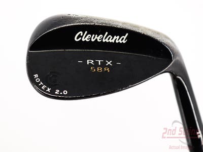 Cleveland 588 RTX 2.0 Black Satin Wedge Sand SW 56° 12 Deg Bounce True Temper Dynamic Gold Steel Wedge Flex Right Handed 35.5in