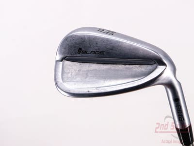 Ping iBlade Single Iron Pitching Wedge PW Aerotech SteelFiber i110cw Graphite Stiff Right Handed Black Dot 36.25in
