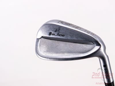 Ping iBlade Single Iron 9 Iron Aerotech SteelFiber i110cw Graphite Stiff Right Handed Black Dot 36.75in