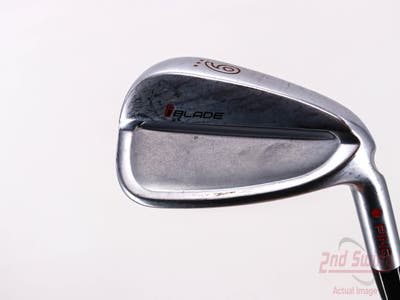 Ping iBlade Single Iron 9 Iron FST KBS $-Taper Black PVD Steel Stiff Right Handed Red dot 36.5in