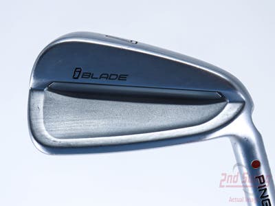 Ping iBlade Single Iron 7 Iron KBS Tour C-Taper 125 Steel Stiff Right Handed Red dot 37.25in