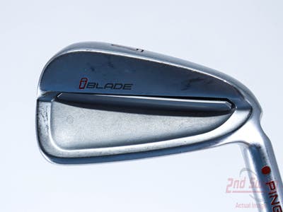 Ping iBlade Single Iron 7 Iron FST KBS $-Taper Black PVD Steel Stiff Right Handed Red dot 37.75in