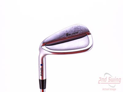 Ping iBlade Single Iron Pitching Wedge PW Project X Rifle 6.0 Steel Stiff Left Handed Blue Dot 36.0in