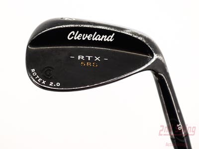 Cleveland 588 RTX 2.0 Black Satin Wedge Gap GW 52° 10 Deg Bounce True Temper Dynamic Gold Steel Wedge Flex Right Handed 35.75in