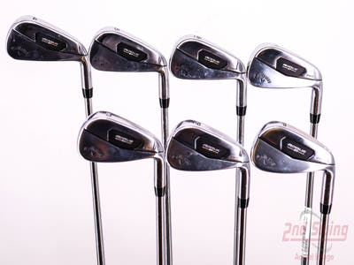 Callaway Rogue ST Pro Iron Set 4-PW Project X RIFLE 105 Flighted Steel X-Stiff Right Handed 37.75in