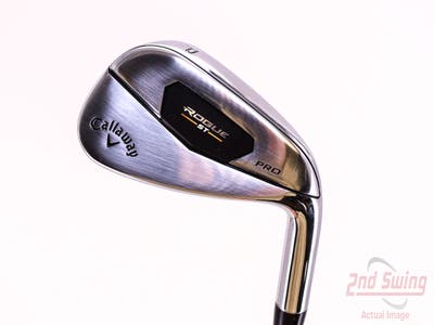 Mint Callaway Rogue ST Pro Single Iron Pitching Wedge PW Stock Steel Shaft Steel Regular Right Handed 35.5in