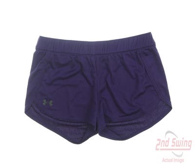 New Womens Under Armour Golf Shorts Small S Purple MSRP $30
