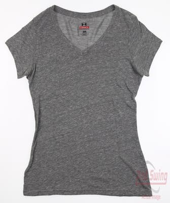 New Womens Under Armour Golf T-Shirt Small S Gray MSRP $30