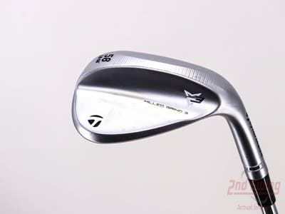 TaylorMade Milled Grind 3 Raw Chrome Wedge Lob LW 58° 8 Deg Bounce Dynamic Gold Tour Issue S200 Steel Stiff Right Handed 35.0in