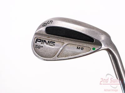Ping MB Wedge Lob LW 58° Ping AWT Steel Regular Right Handed Green Dot 36.0in