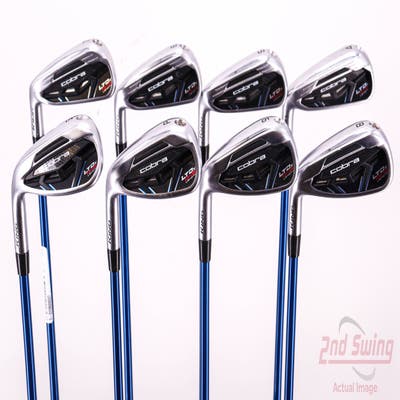 Cobra LTDx One Length Iron Set 4-PW SW ProLaunch Blue SuperCharged Graphite Senior Left Handed 36.75in