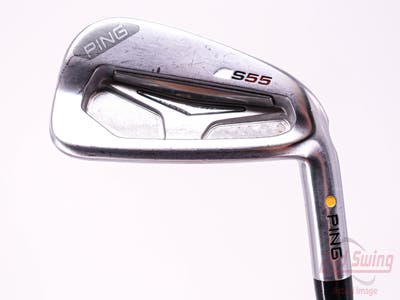 Ping S55 Single Iron 6 Iron Stock Steel Shaft Steel Stiff Right Handed Yellow Dot 38.0in