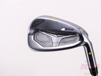 Ping S55 Single Iron 8 Iron Stock Steel Shaft Steel Stiff Right Handed Yellow Dot 37.0in