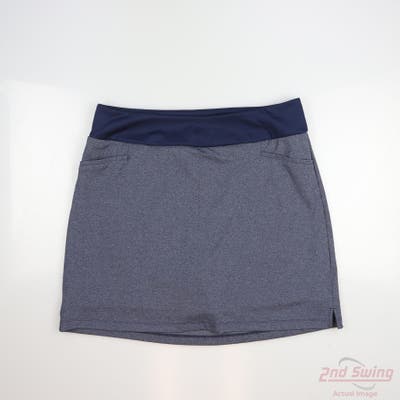 New Womens Adidas Golf Skort Large L Navy Blue MSRP $75