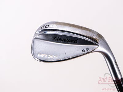 Cleveland RTX 4 Tour Satin Wedge Lob LW 60° 9 Deg Bounce Dynamic Gold Tour Issue S400 Steel Stiff Right Handed 35.25in