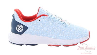 New Womens Golf Shoe G-Fore MG4 Plus 9 Blue/White MSRP $185 G4LS22EF26L3