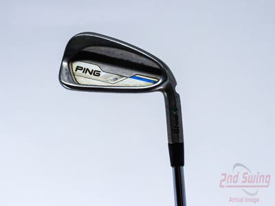 Ping 2015 i Single Iron 6 Iron Ping CFS Distance Steel Stiff Right Handed Green Dot 38.5in