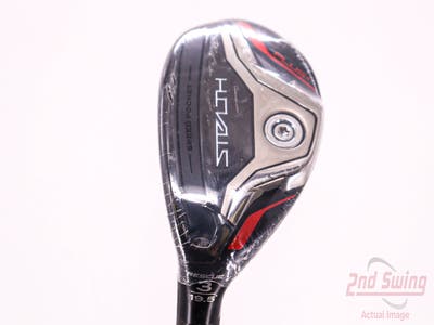 Mint TaylorMade Stealth Plus Rescue Hybrid 3 Hybrid 19.5° PX HZRDUS Smoke Red RDX 80 Graphite Stiff Left Handed 40.25in