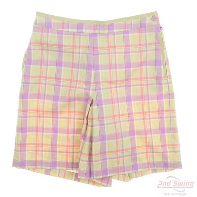 New Womens EP Pro Golf Shorts 10 Multi MSRP $60