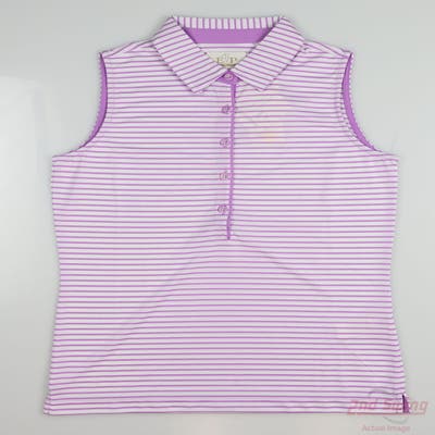 New Womens EP Pro Golf Sleeveless Polo X-Small XS Purple MSRP $50