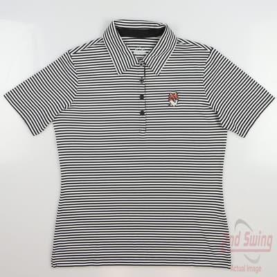 New W/ Logo Womens EP Pro Golf Polo X-Small XS Black MSRP $65