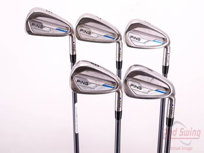 Ping 2015 i Iron Set 6-PW CFS 70 Graphite Graphite Regular Right Handed Purple dot 38.0in
