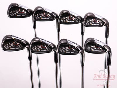 TaylorMade 2009 Burner Iron Set 4-PW AW TM Burner 2.0 85 Steel Stiff Right Handed 38.75in
