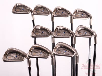 Ping ISI Nickel Iron Set 4-PW SW SW LW Ping Aldila 350 Series Graphite Regular Right Handed Blue Dot 38.0in