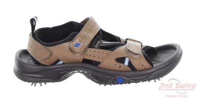 New Mens Golf Shoe Footjoy 2023 Golf Sandal Medium 14 Brown MSRP $90 45318