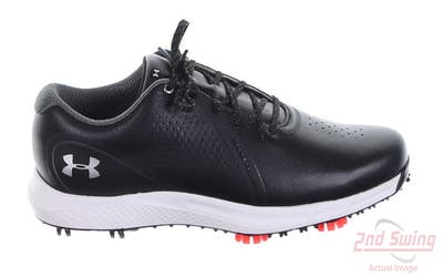 New Mens Golf Shoe Under Armour UA Charged Draw RST 8.5 Black MSRP $110 3023728-001