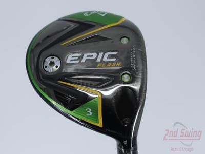 Callaway EPIC Flash Fairway Wood 3 Wood 3W 15° Project X Even Flow Green 55 Graphite Stiff Right Handed 43.25in