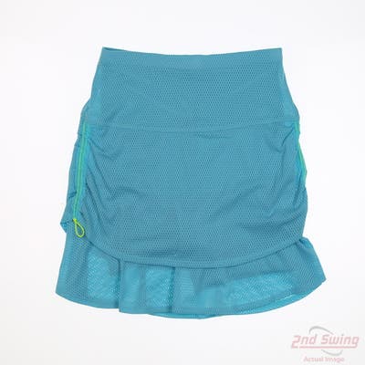 New Womens Lucky In Love Skort Large L Blue MSRP $110