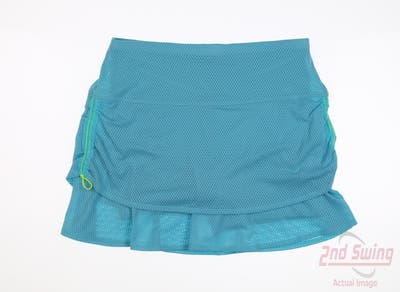 New Womens Lucky In Love Skort Large L Blue MSRP $110