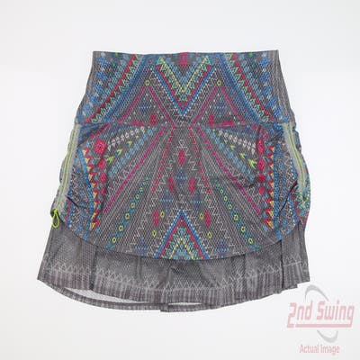 New Womens Lucky In Love Skort Large L Multi MSRP $110