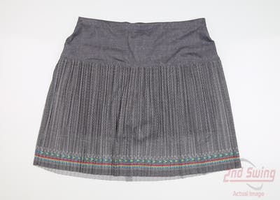 New Womens Lucky In Love Skort X-Large XL Gray MSRP $110
