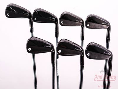 TaylorMade 2023 P770 Black Iron Set 4-PW UST Mamiya Recoil 65 Dart Graphite Senior Right Handed 38.25in