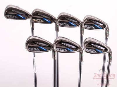 Ping G30 Iron Set 6-PW SW LW Ping TFC 419i Graphite Senior Right Handed Green Dot 38.0in
