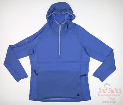 New W/ Logo Womens Straight Down Jacket Large L Blue MSRP $168