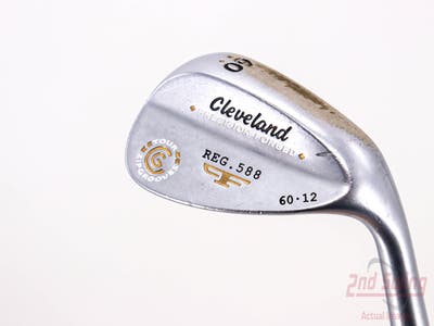Cleveland 2012 588 Chrome Wedge Lob LW 60° 12 Deg Bounce True Temper Tour Concept Steel Wedge Flex Right Handed 35.25in