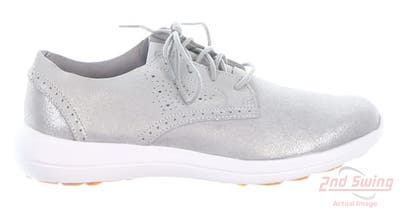 New Womens Golf Shoe Footjoy Flex LX Medium 11 Silver MSRP $135 95736