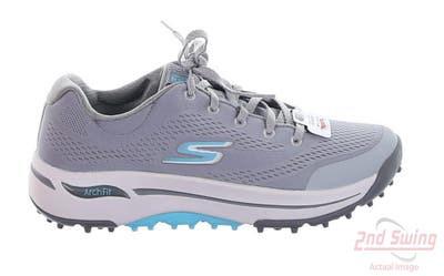 New Womens Golf Shoe Skechers Go Golf Arch Fit 7 Grey Blue MSRP $100 123006GYBL
