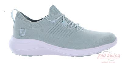 New Womens Golf Shoe Footjoy Flex XP Medium 6.5 White/Green MSRP $110 95334