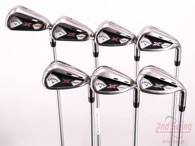 Callaway 2013 X Hot Iron Set 6-PW SW LW Callaway X Hot Graphite Graphite Ladies Right Handed 37.0in